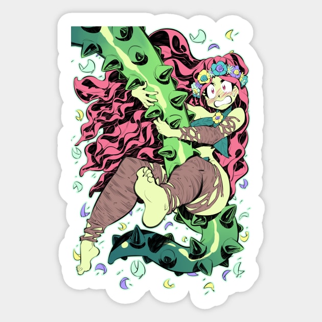 Plant girl Sticker by Rafchu